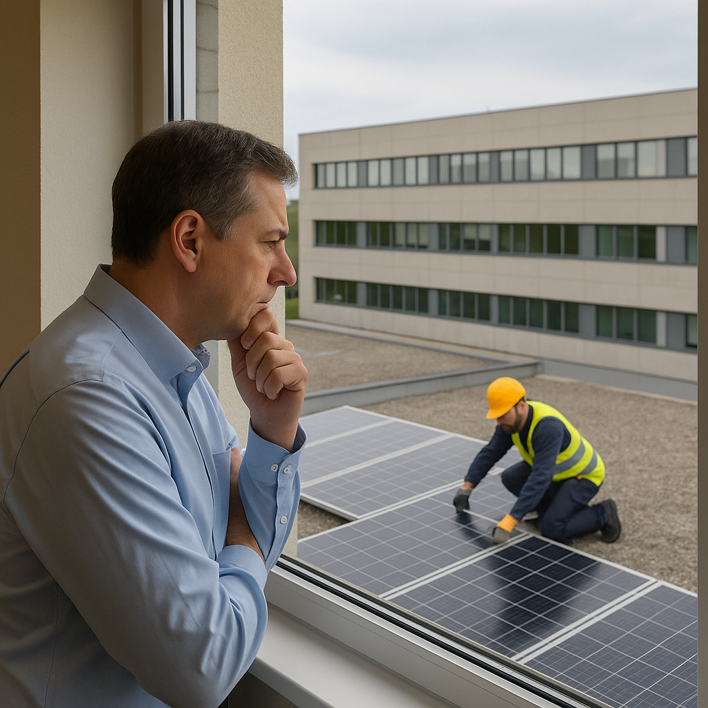 Decisión de instalar paneles fotovoltaicos
